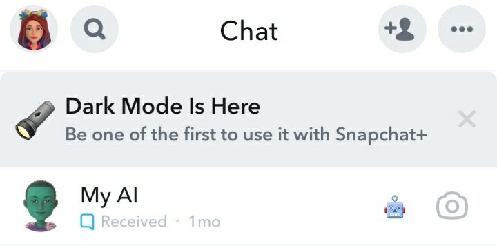 Snapchat Dark Mode on Android is not FREE! Upgrade to a Plus subscription and pay $3.99/month